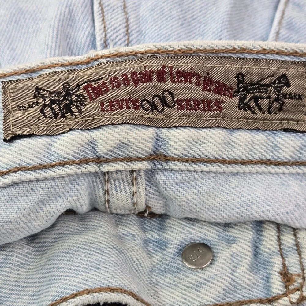 VINTAGE Levi's 900‎ Women Jeans 18 Blue Denim Mom High Rise Silver Tab 90s USA